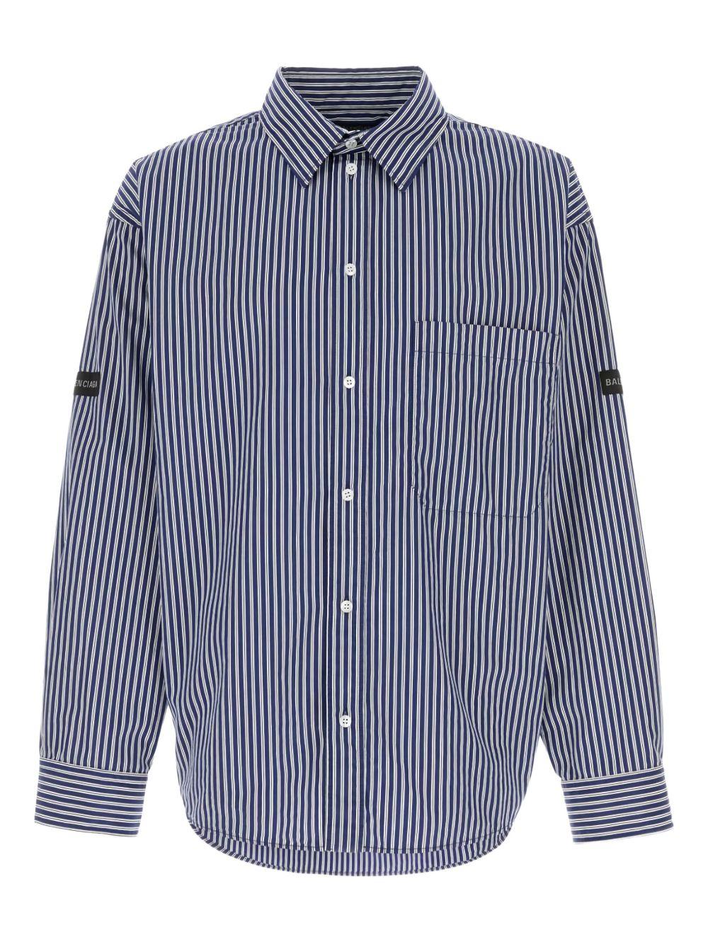 Oversized striped shirt 857814 TTM348502 BALENCIAGA