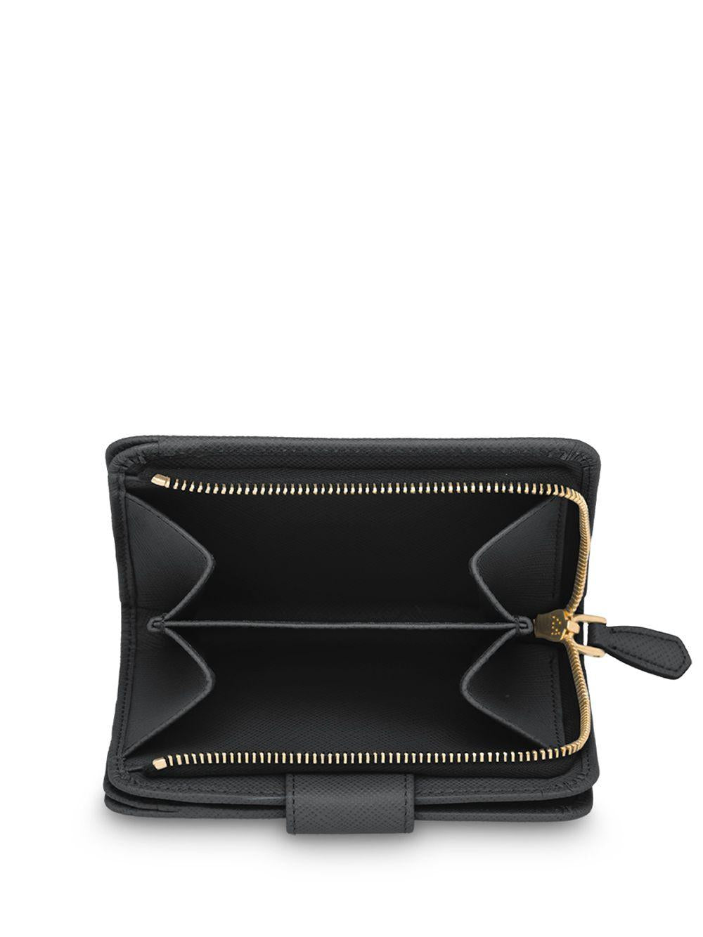 Saffiano leather small wallet 1ML018QHH F0002 PRADA