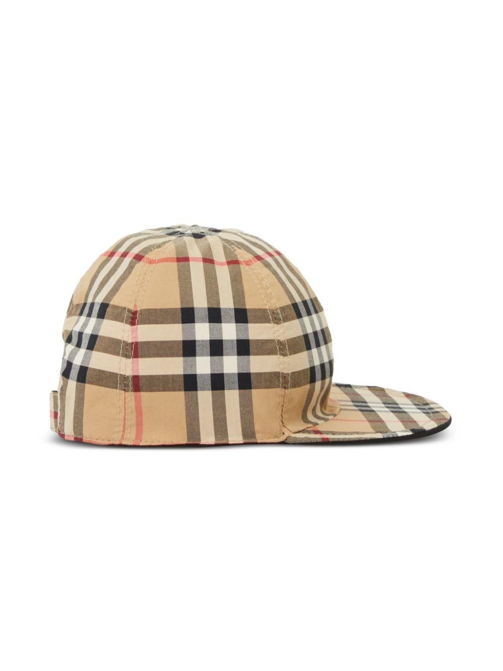 Vintage Check reversible cotton cap 8070036 A1189 BURBERRY KIDS