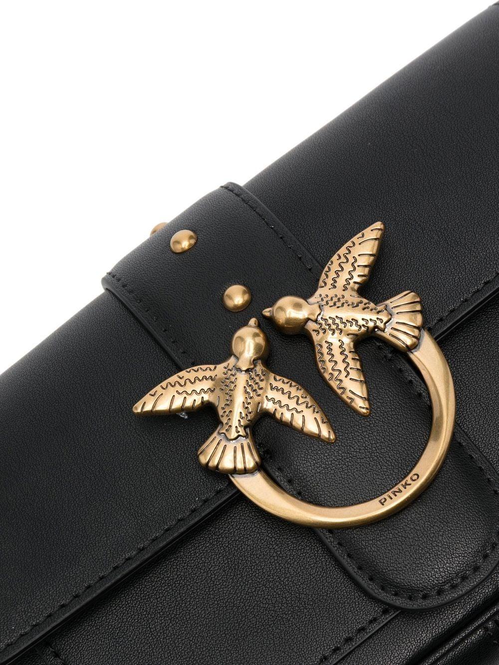 Love One Pocket leather crossbody bag 100061 A0F1Z99Q PINKO