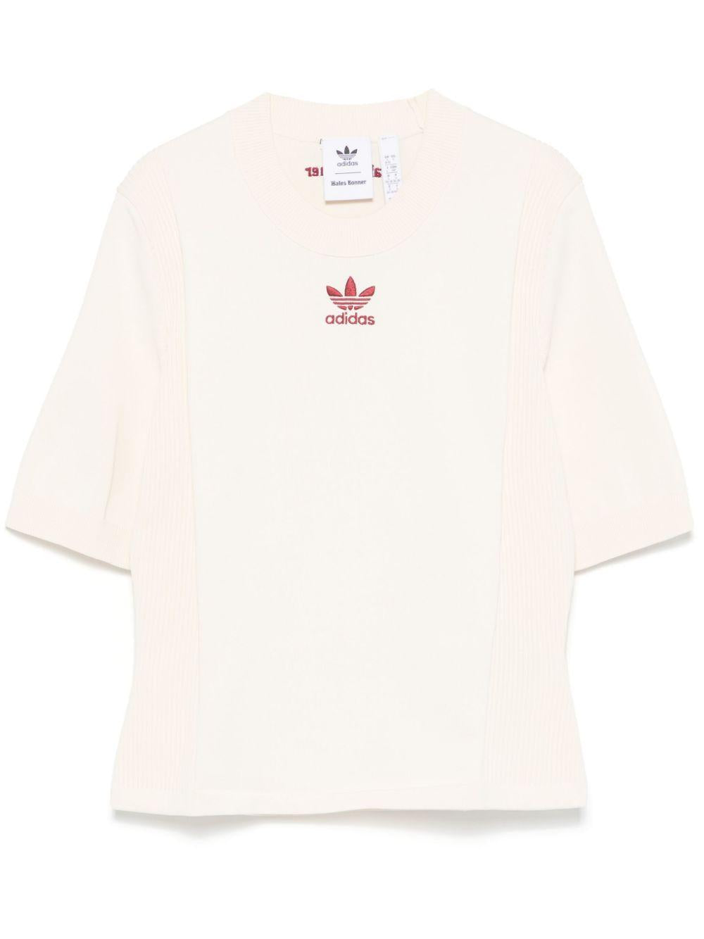 Medium Sleeve Knit Mock JL9587 WONDERWHITE ADIDAS x Wales Bonner