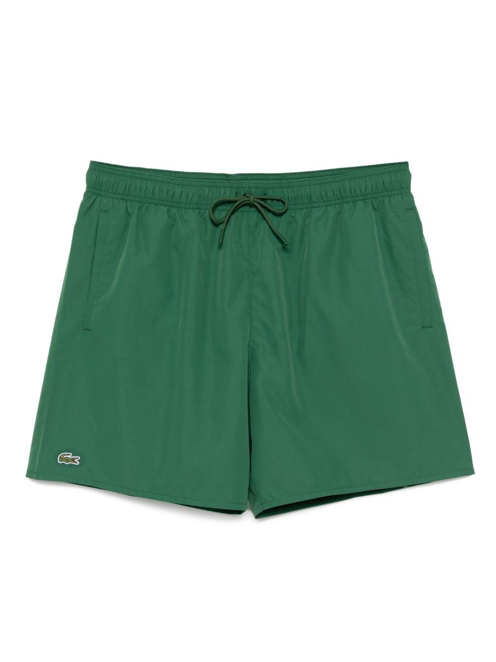 Mid-length monochrome swim shorts MH9088 S30 LACOSTE