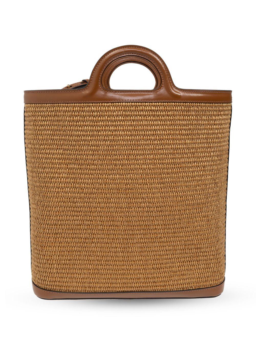 Tropicalia straw tote bag<BR/><BR/> SBMP0179Q0 P386000M50 MARNI
