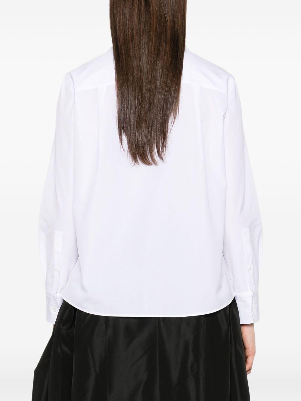 Scarf Collar Shirt 839069 QAABT9000 ALEXANDER MCQUEEN