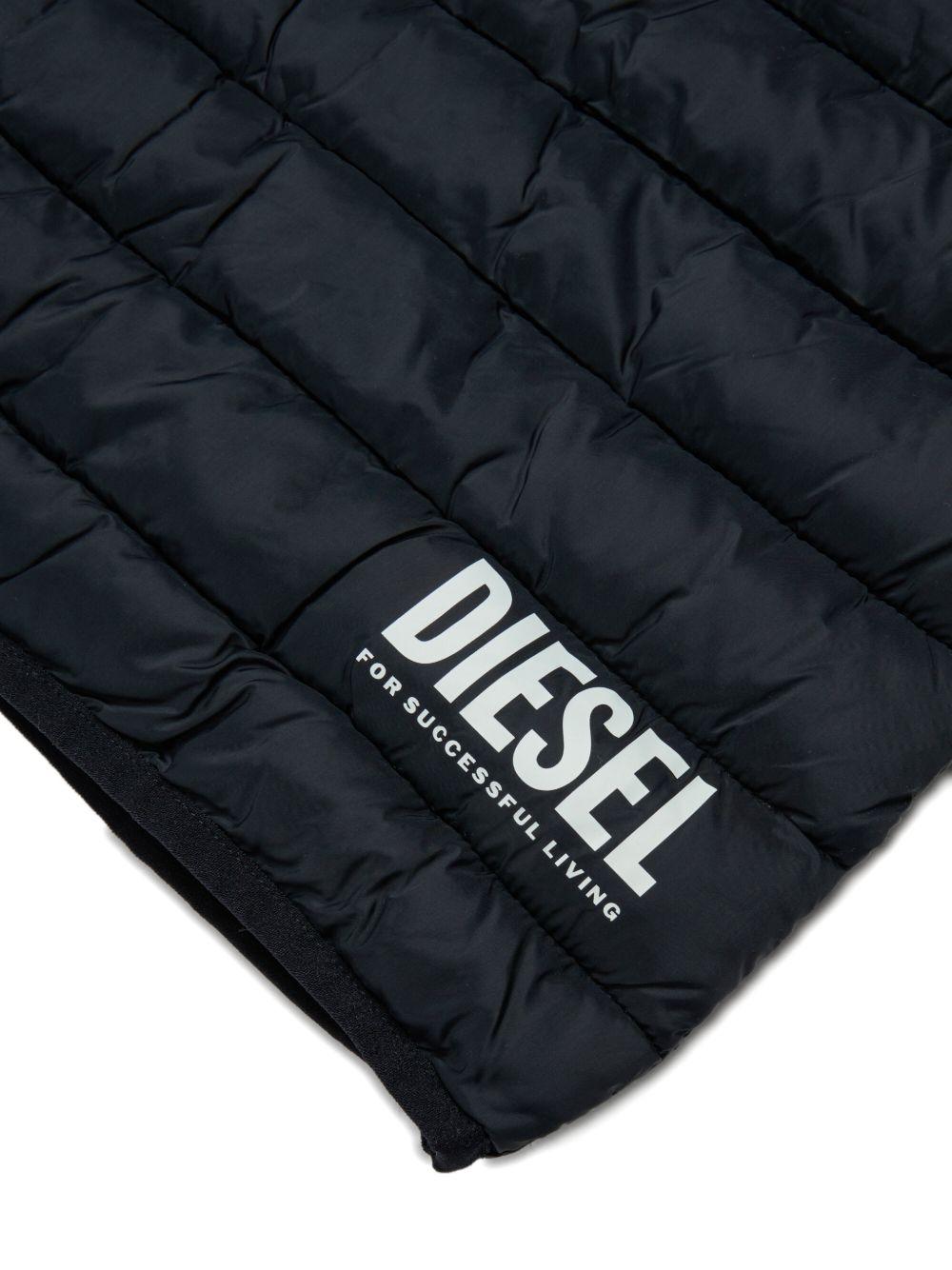 Nylon padded vest with hood J02696 KXBT0K900 DIESEL KIDS