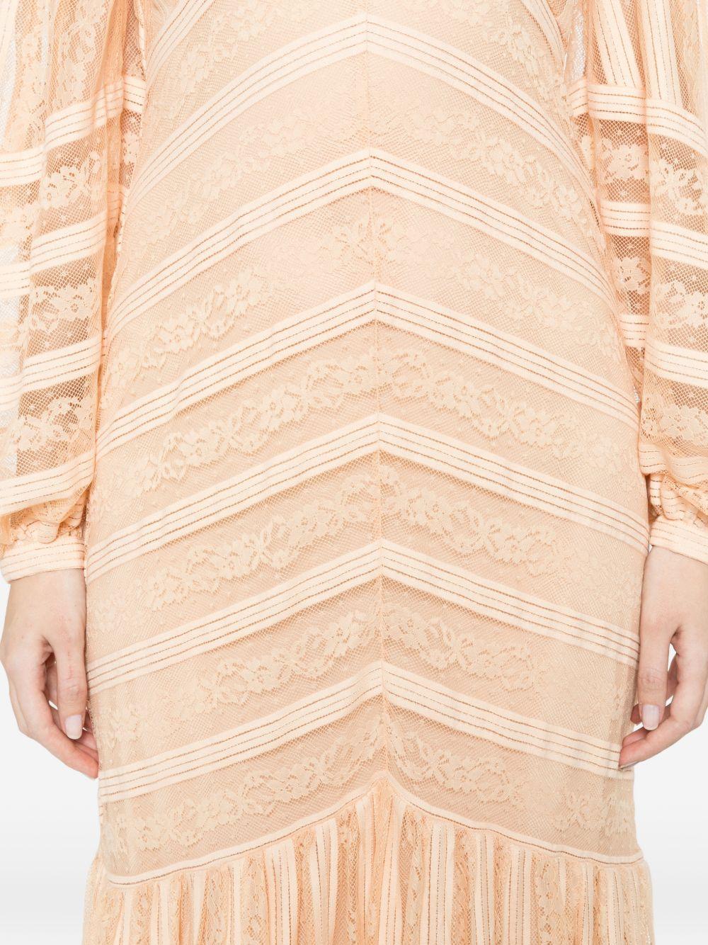 Long striped lace dress 261TP2542 S2152711750 TWINSET
