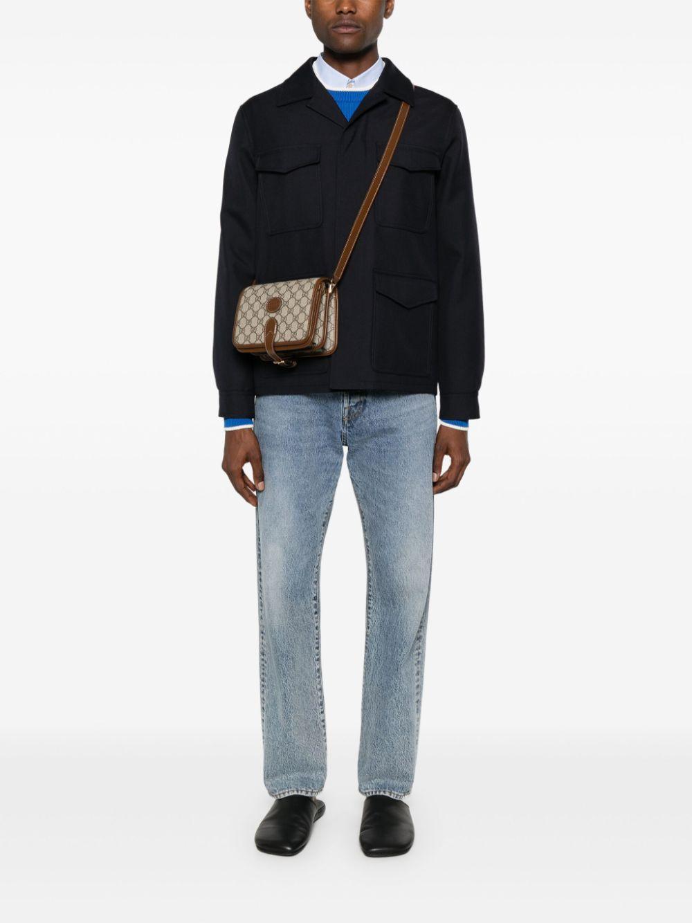 GG-canvas messenger bag<BR/><BR/><BR/> 671620 92TCG8563 GUCCI