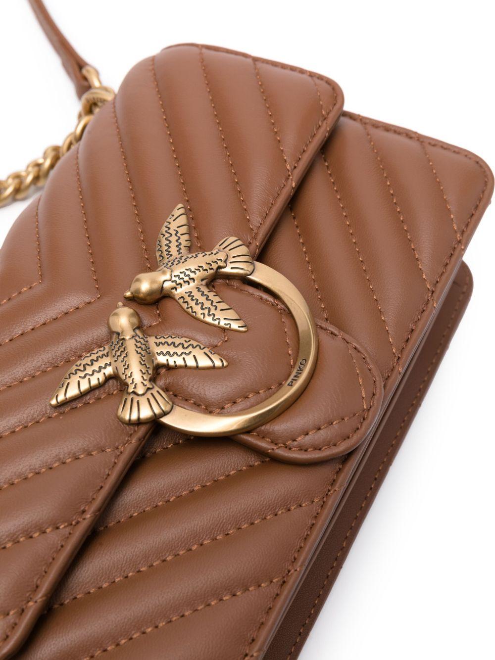 Mini Love Bag One Chevron 100074 A0GKL17Q PINKO