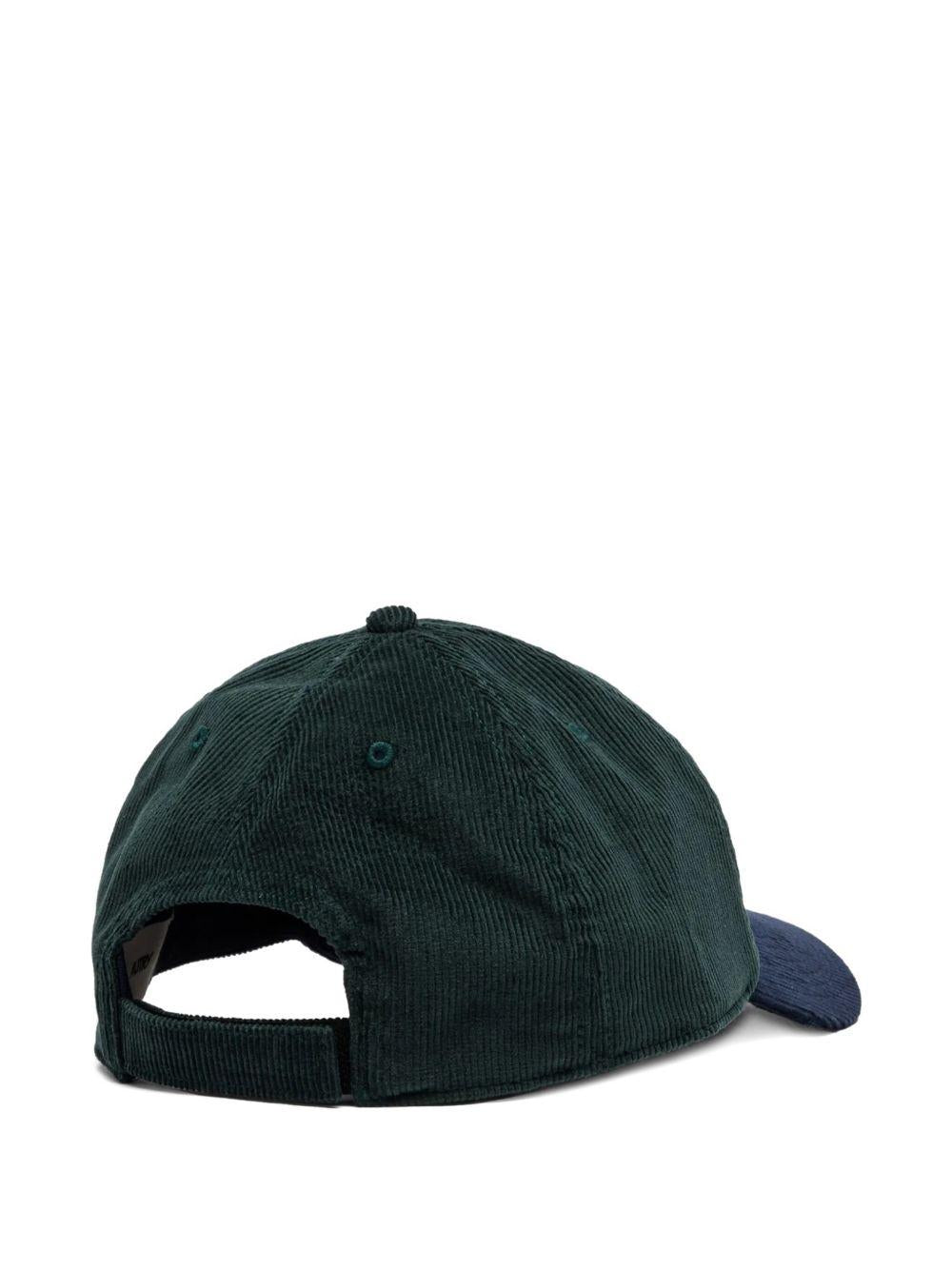 TWO-TONE BASEBALL CAP WITH EMBROIDERED LOGO ACPU Q9BGBASEBALLCONIFER AUTRY