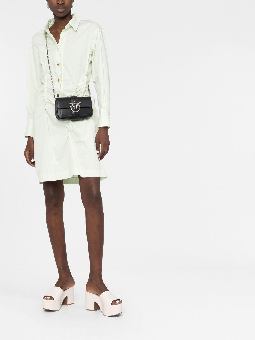 Black Love One Pocket leather crossbody bag 100061 A0F1Z99O PINKO