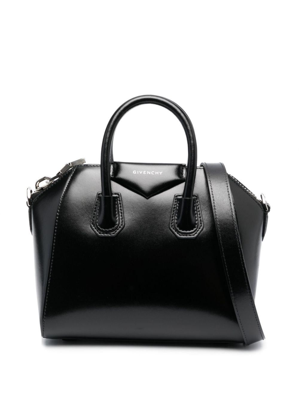 Antigona logo-lettering tote bag<BR/><BR/> BB50TNB1R0 001 GIVENCHY