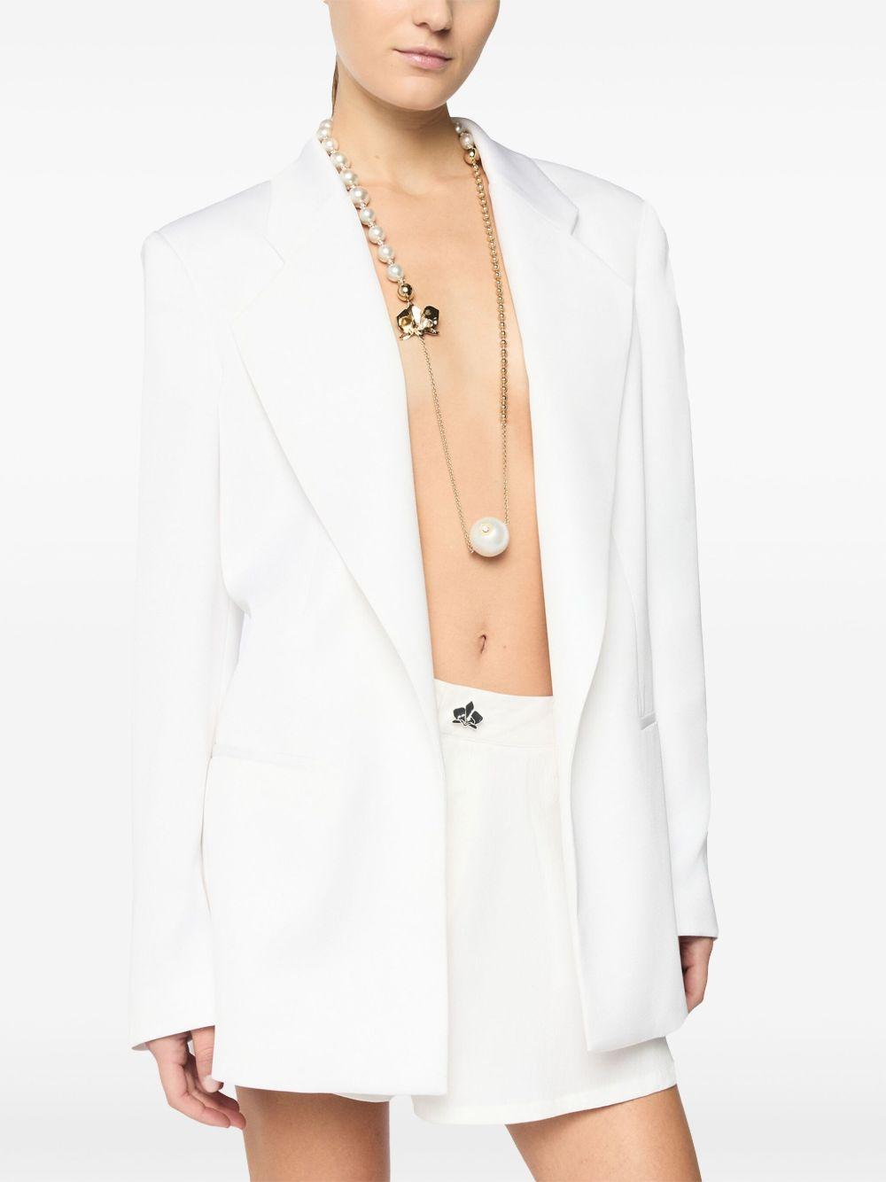 Notch lapels blazer<BR/><BR/> 78AJQ572 N0071003 GENNY