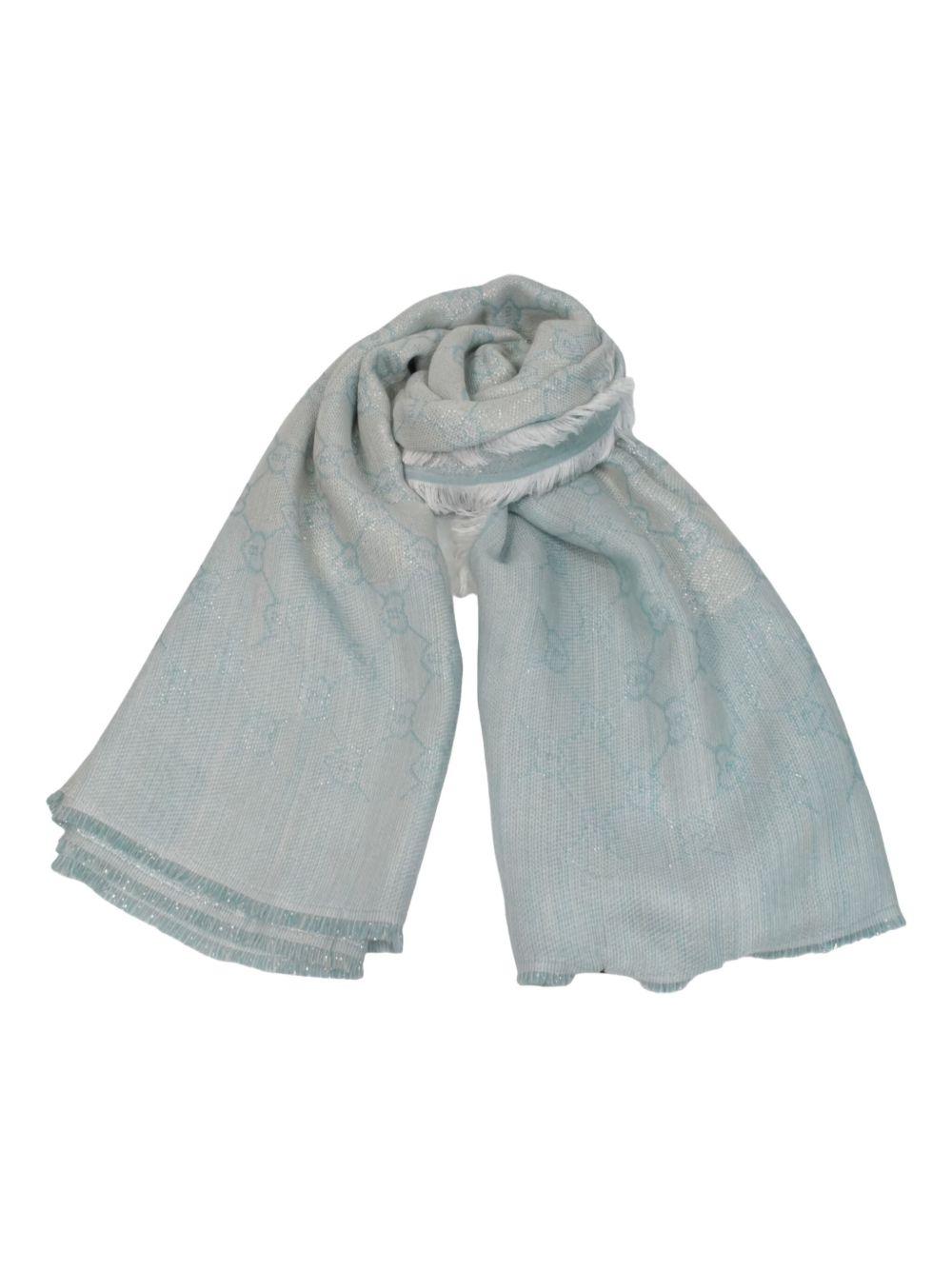 Logo jaquard scarf PF3044T0300. 45706 BLUGIRL