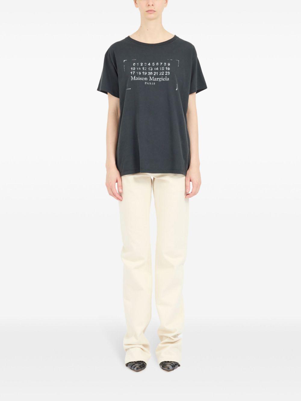 Logo-print cotton T-shirt<BR/><BR/><BR/> S51GC0534 S24575969 MAISON MARGIELA