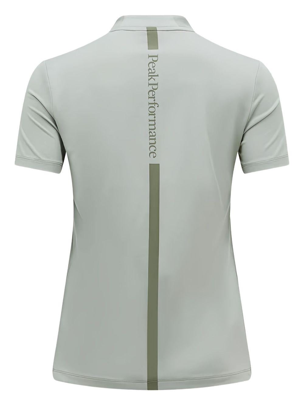 Turf zip shortsleeve top G79496050 LIMIT GREEN PEAK PERFORMANCE