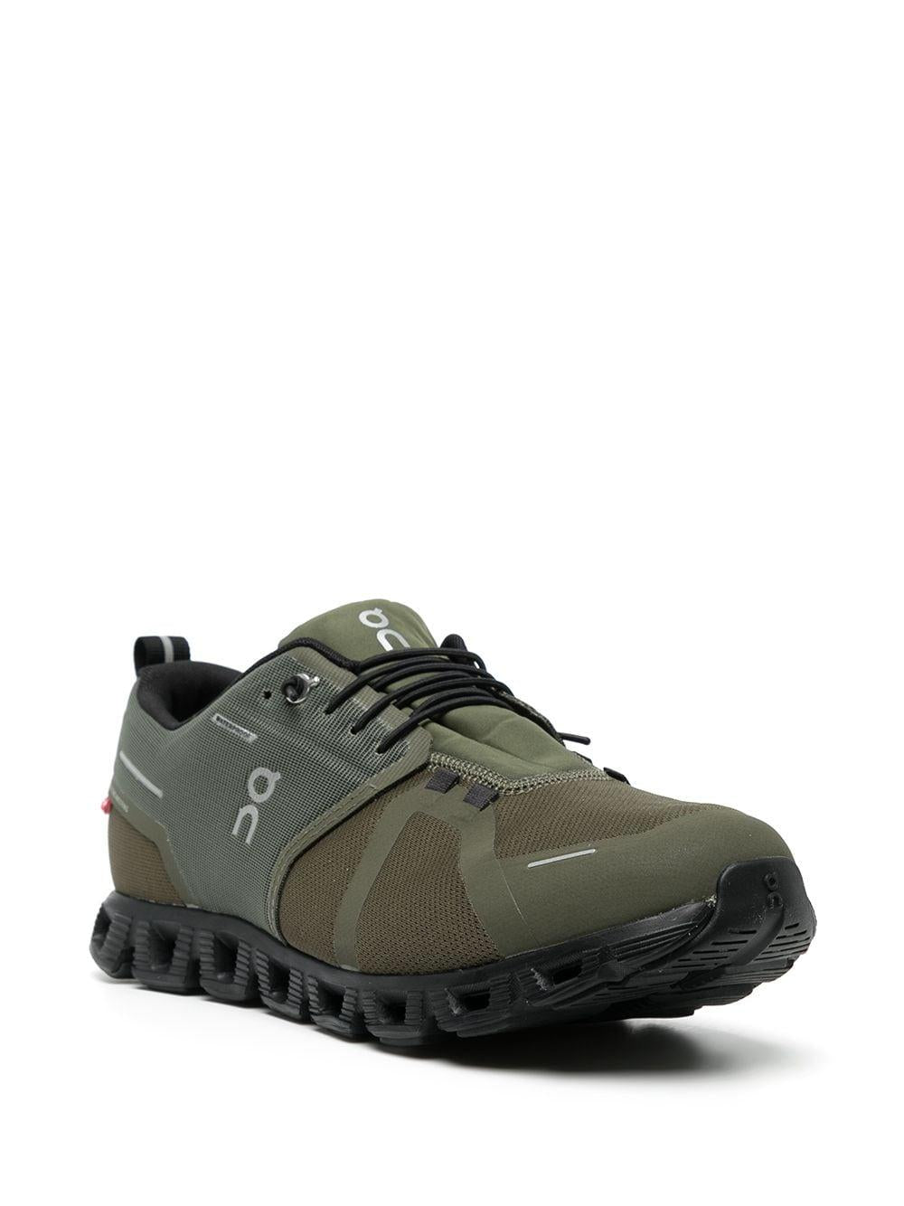 Olive green/black Cloud 5 Waterproof low-top sneakers 59.98840 00 ON Running