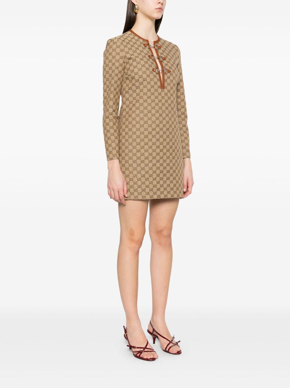 GG canvas dress with Horsebit 820404 Z8BZA2190 GUCCI