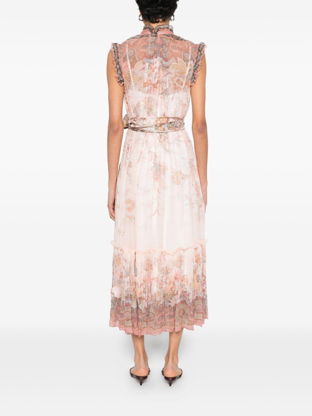 Alchemy Flutter Dress 7280DS262 PKP ZIMMERMANN
