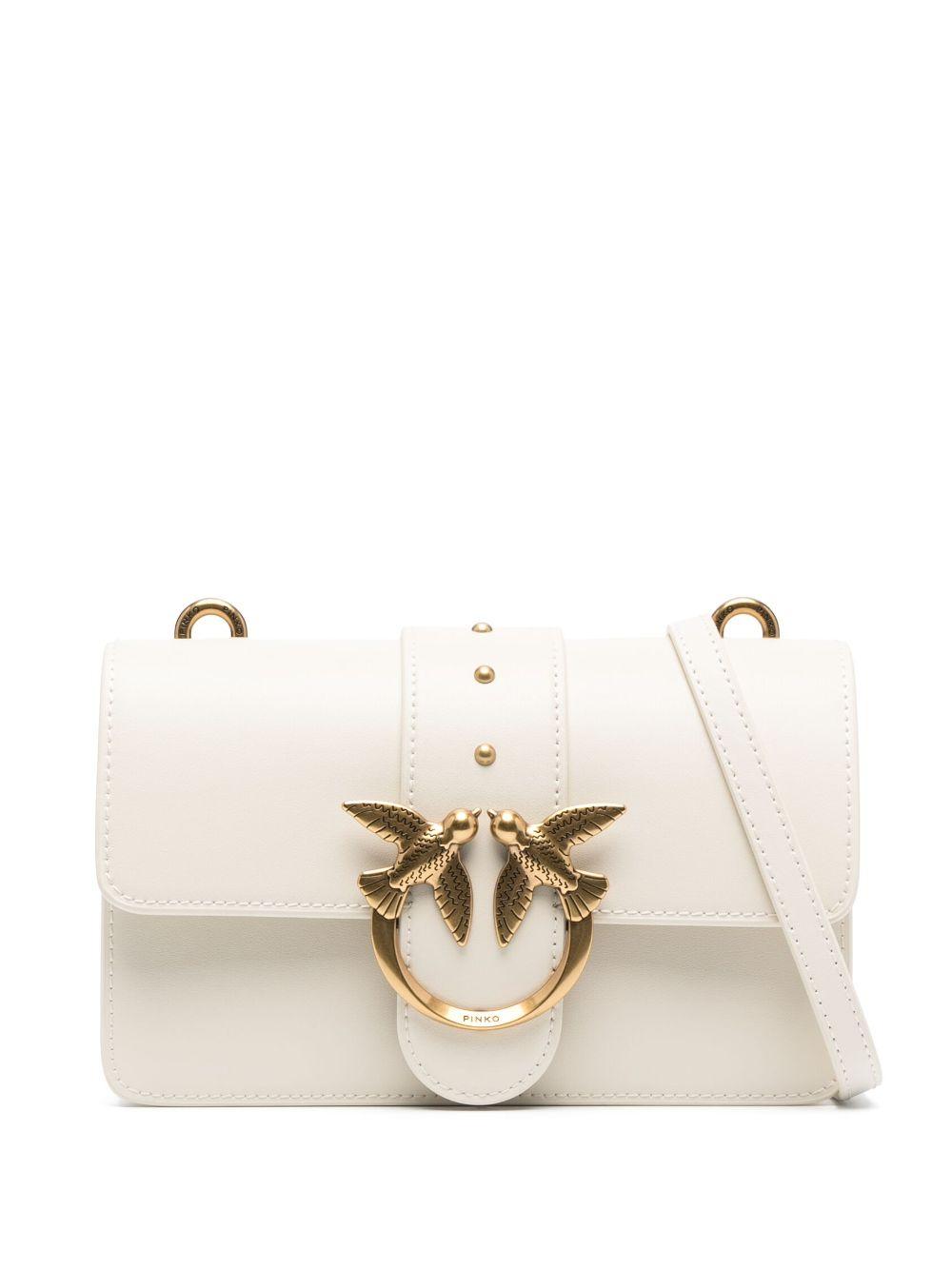 Mini Love One leather bag<BR/><BR/><BR/> 100059 A0F1Z14Q PINKO