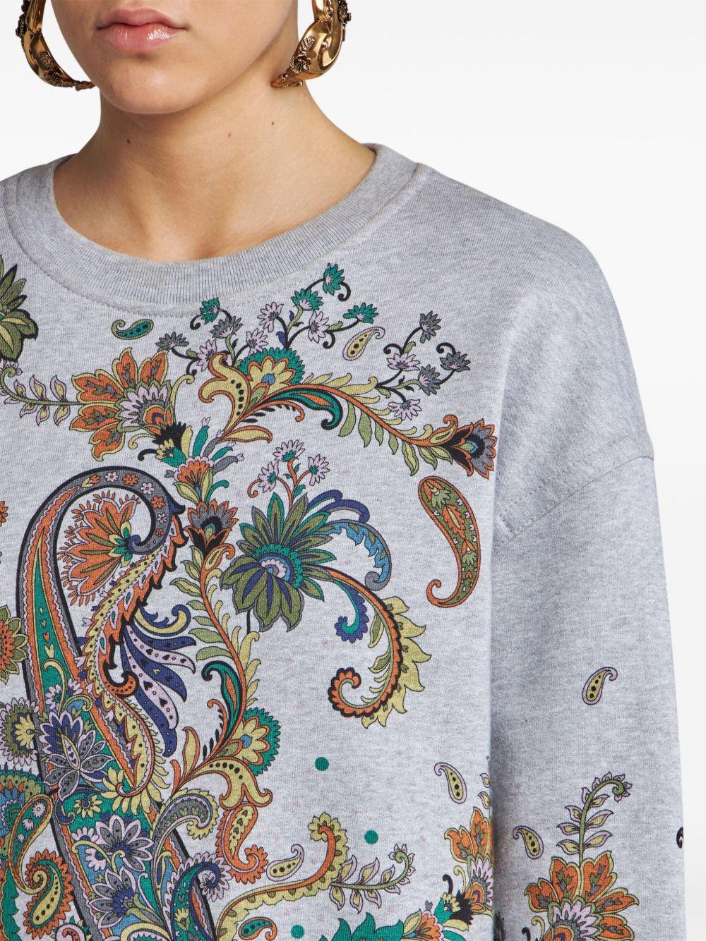 Paisley-print cotton sweatshirt WRMB0002 AK790S8290 ETRO