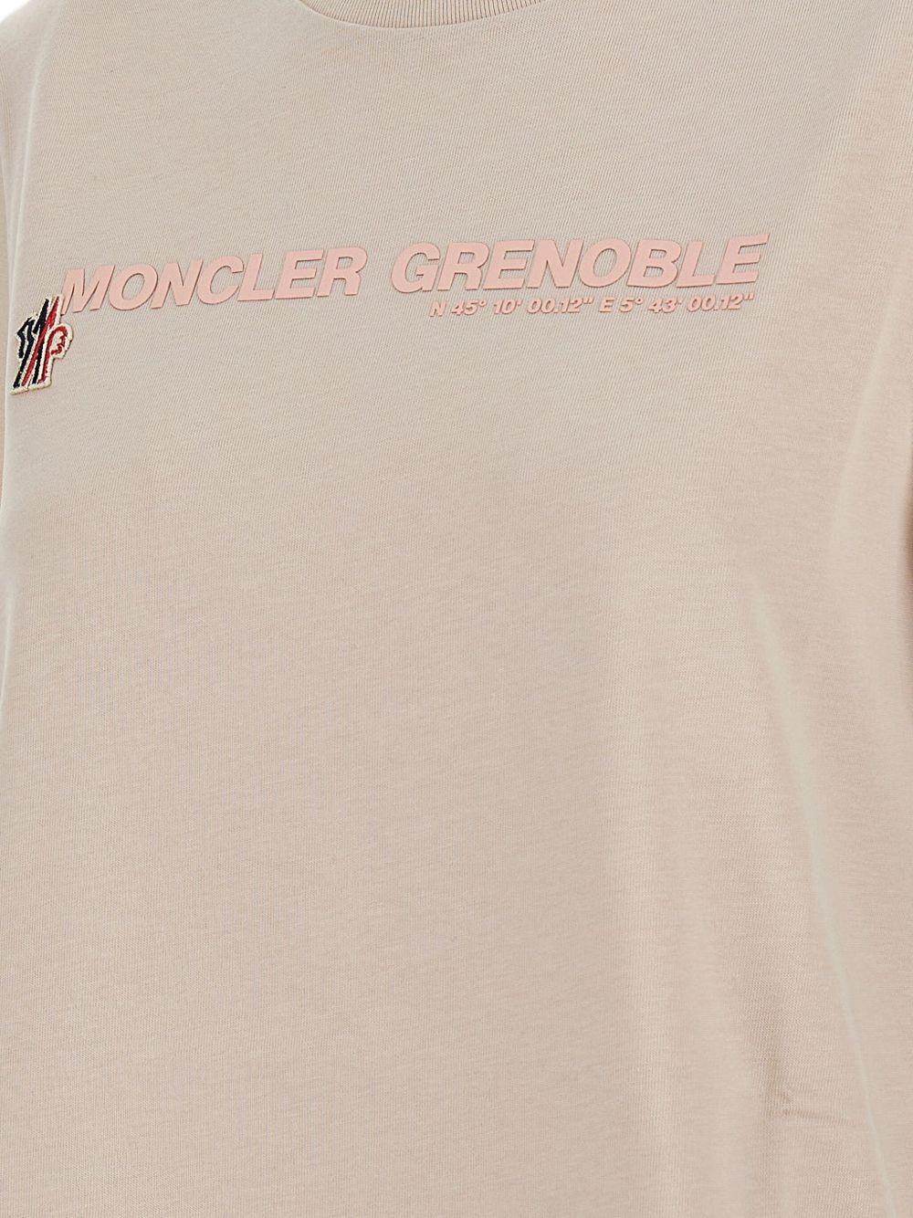 Logo Cotton T-Shirt K10988C00008 8392750W MONCLER GRENOBLE