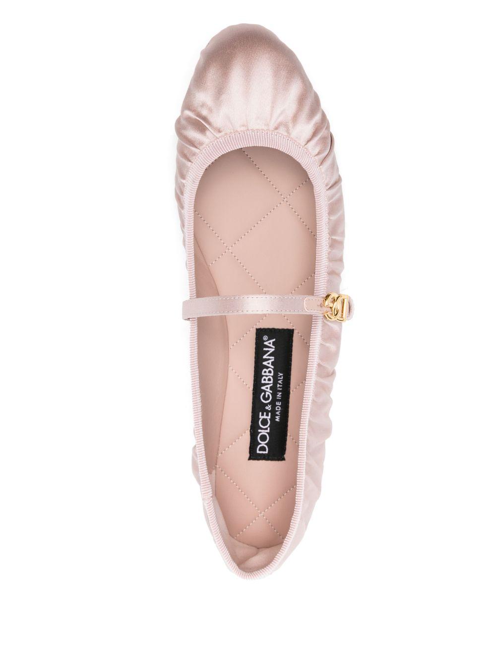 Satin ballet flats CB0257 AD1608S904 DOLCE & GABBANA