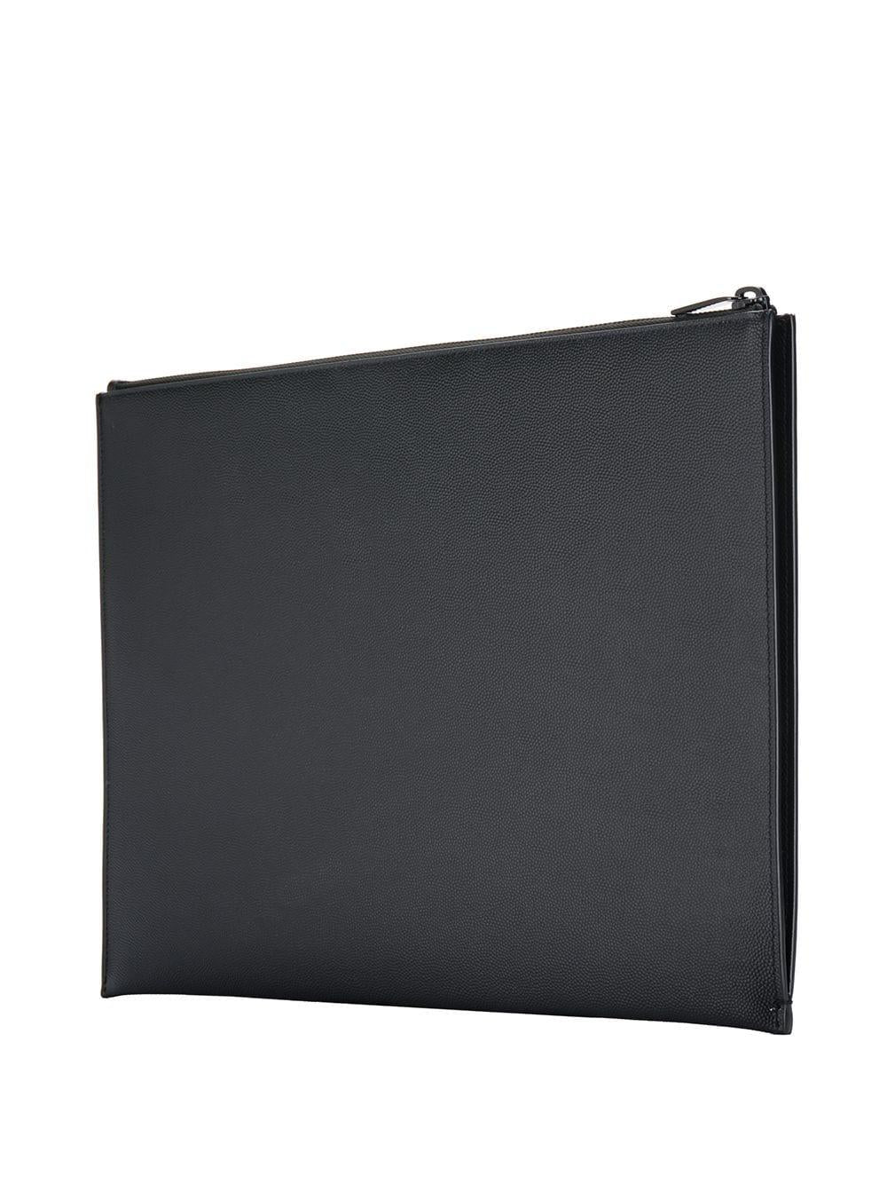 Monogram plaque clutch bag 534680BTY0U 1000 SAINT LAURENT