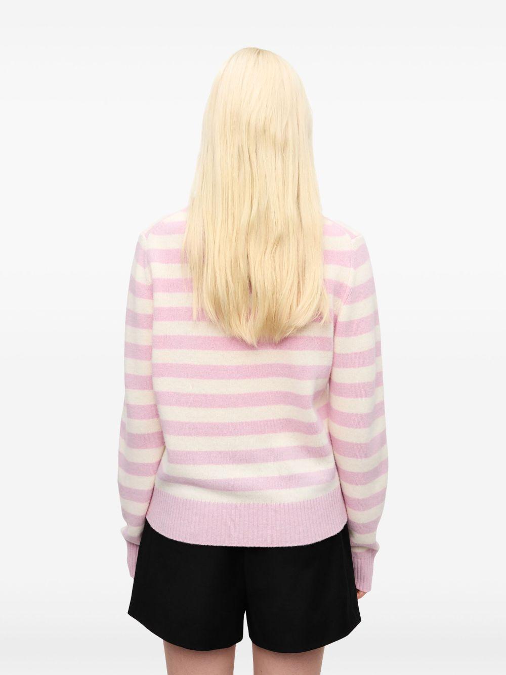 Intarsia-knit jumper<BR/><BR/><BR/> K2426 065 GANNI