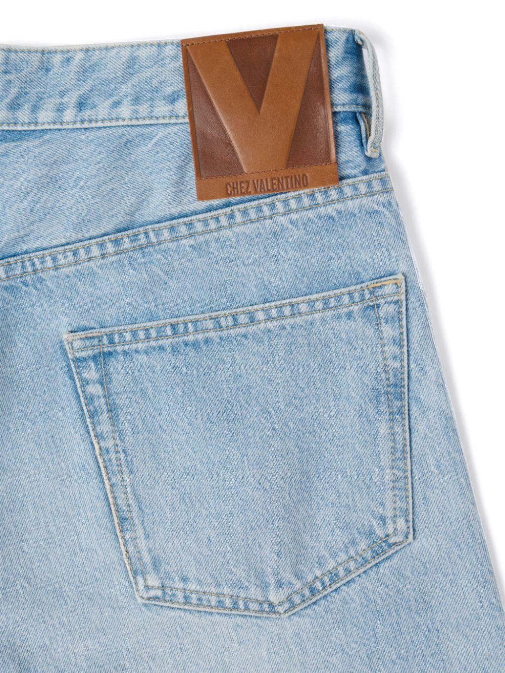 Straight-leg jeans<BR/><BR/><BR/> 6V3DE04CAP4 508 VALENTINO GARAVANI