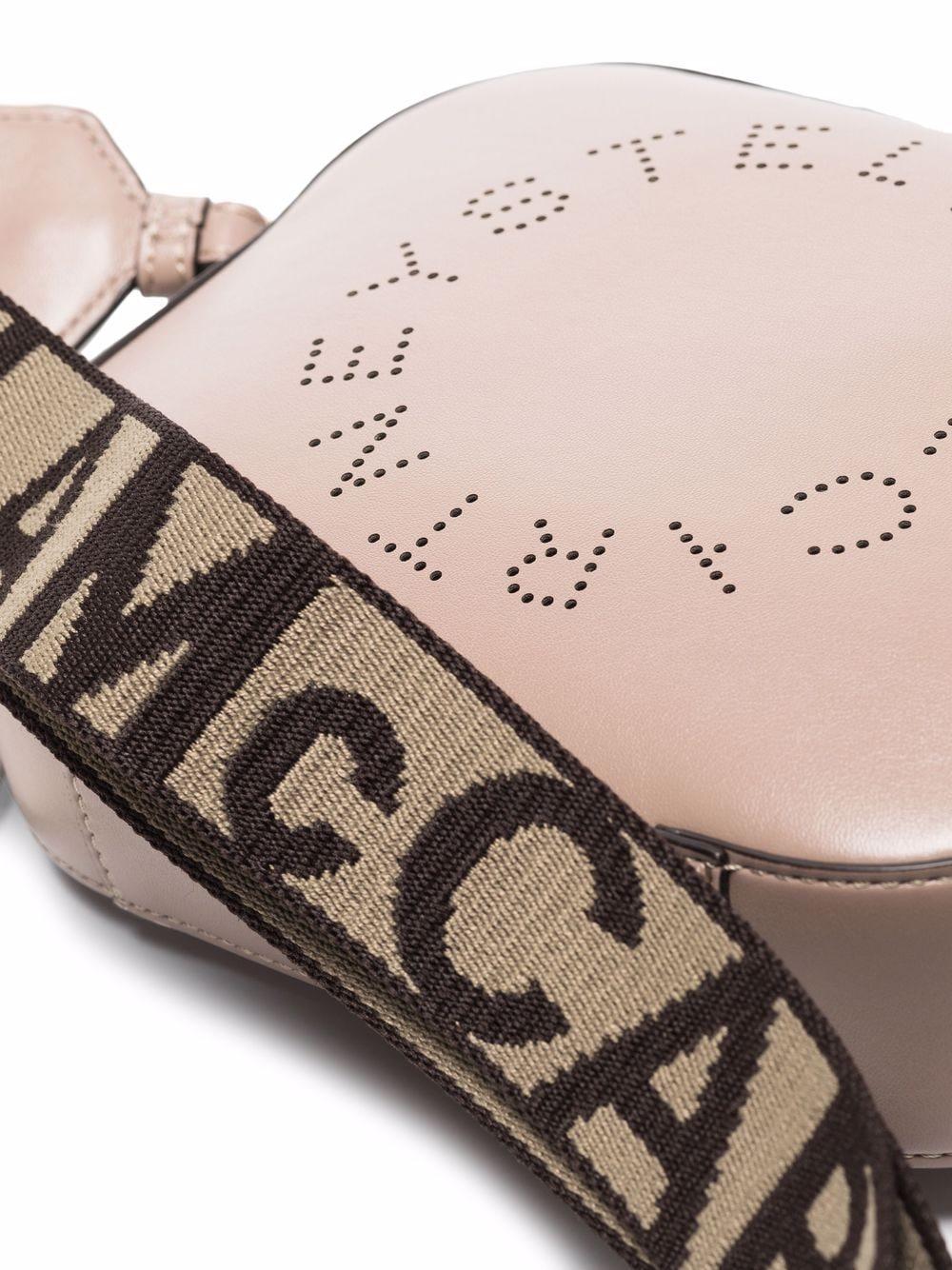 Moss grey faux leather Stella Logo camera bag 700266 W85422800 STELLA McCARTNEY