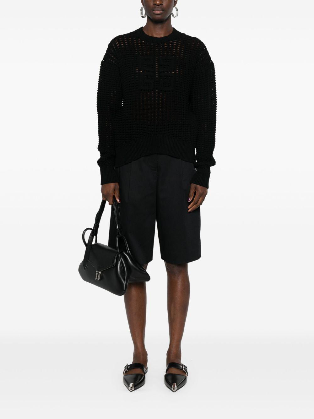 4G open-knit jumper<BR/><BR/><BR/> BW90RF4 ZN0100 GIVENCHY