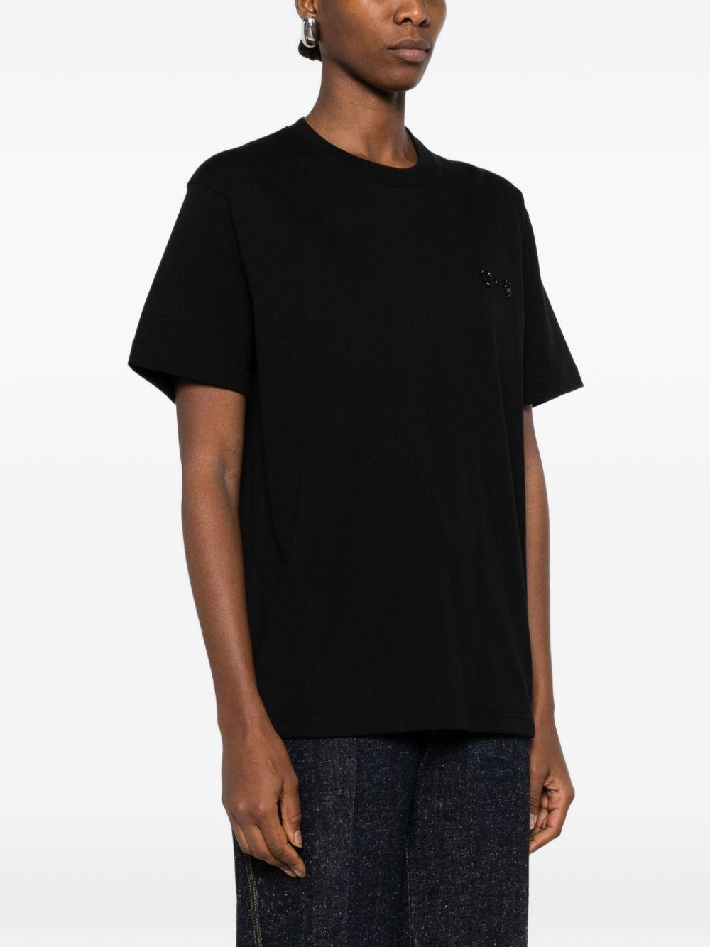 Cotton jersey T-shirt with embroidery 837959 XJHMR1043 GUCCI