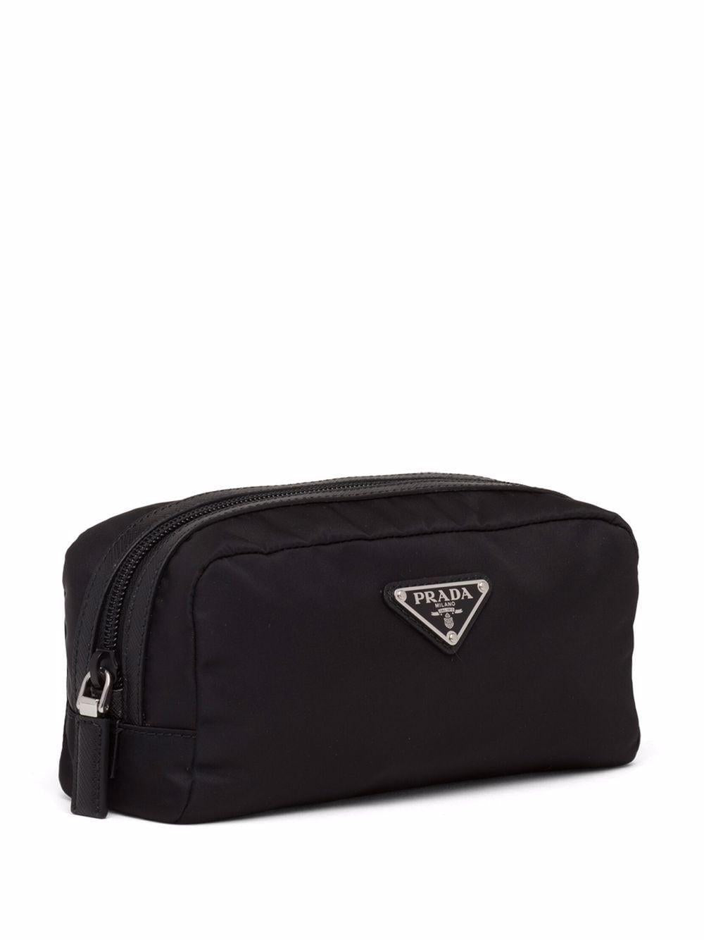 Logo plaque wash bag<BR/><BR/><BR/><BR/> 2NA045 2DMHF0002 PRADA