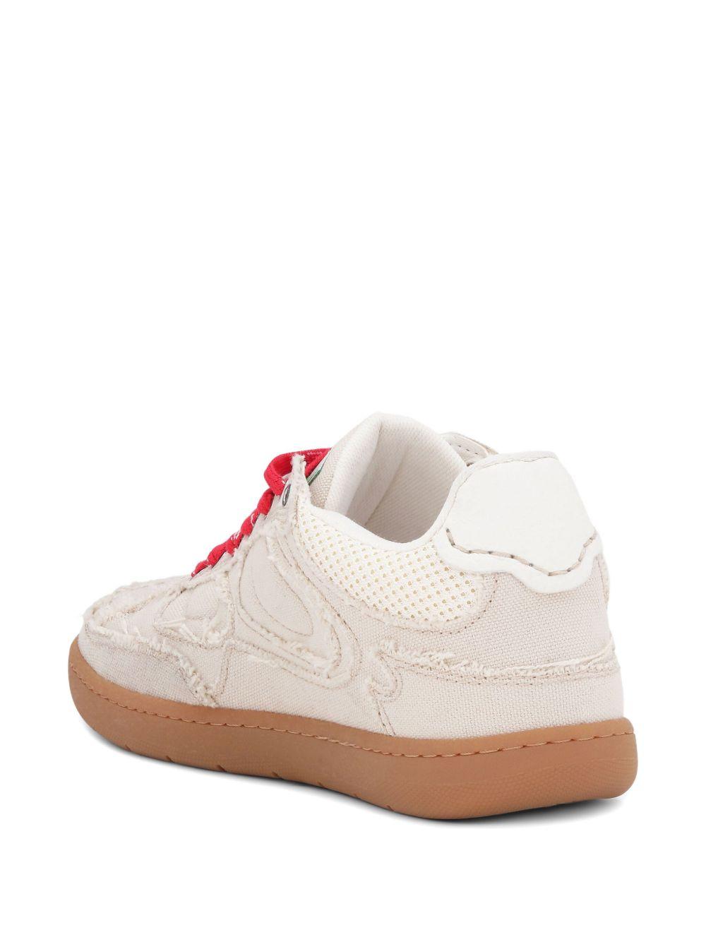 08 Canvas Raw Edge Sneakers S3079 518 GANNI