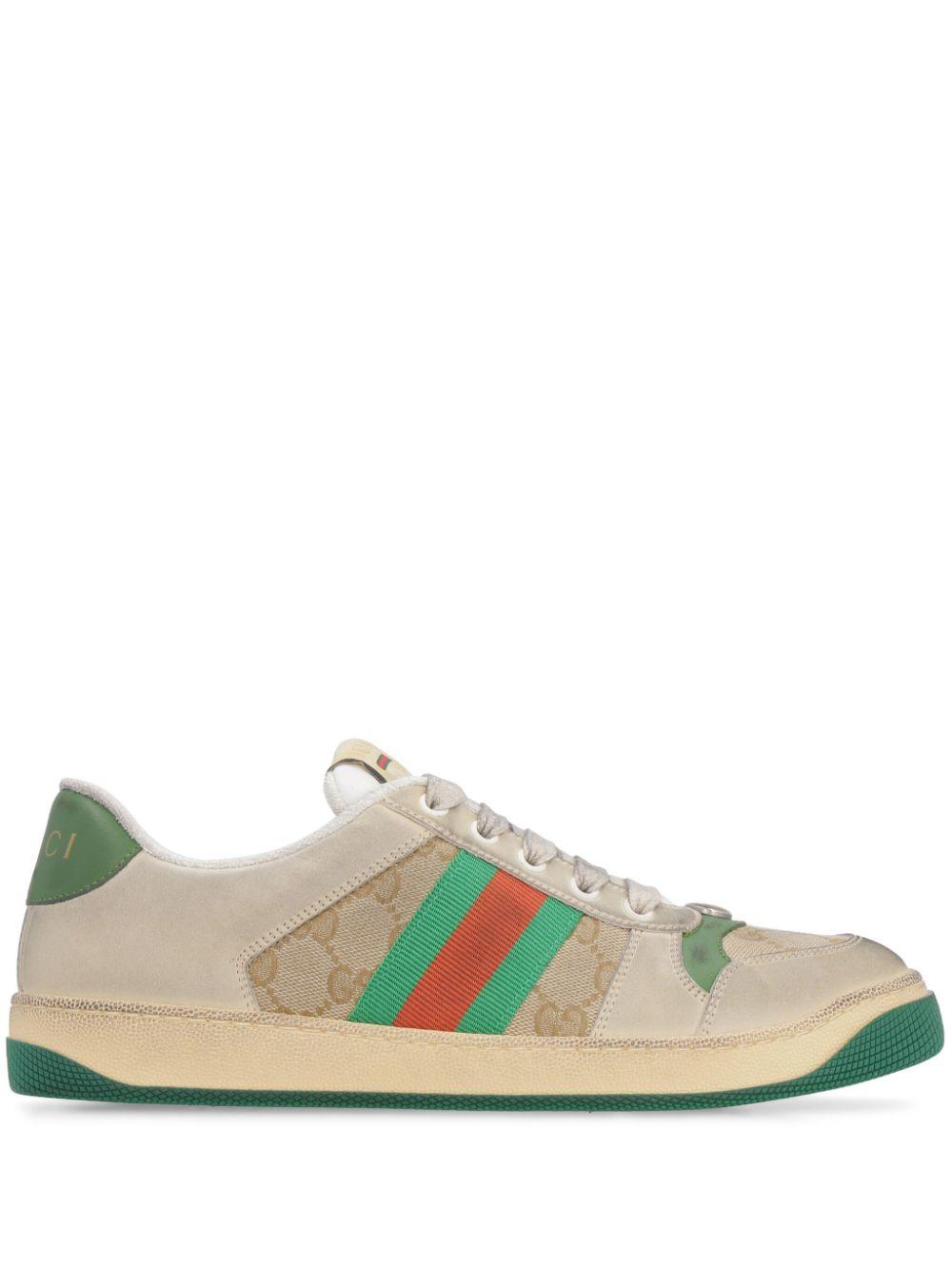 Screener lace-up sneakers<BR/><BR/><BR/> 570443 9Y9209666 GUCCI