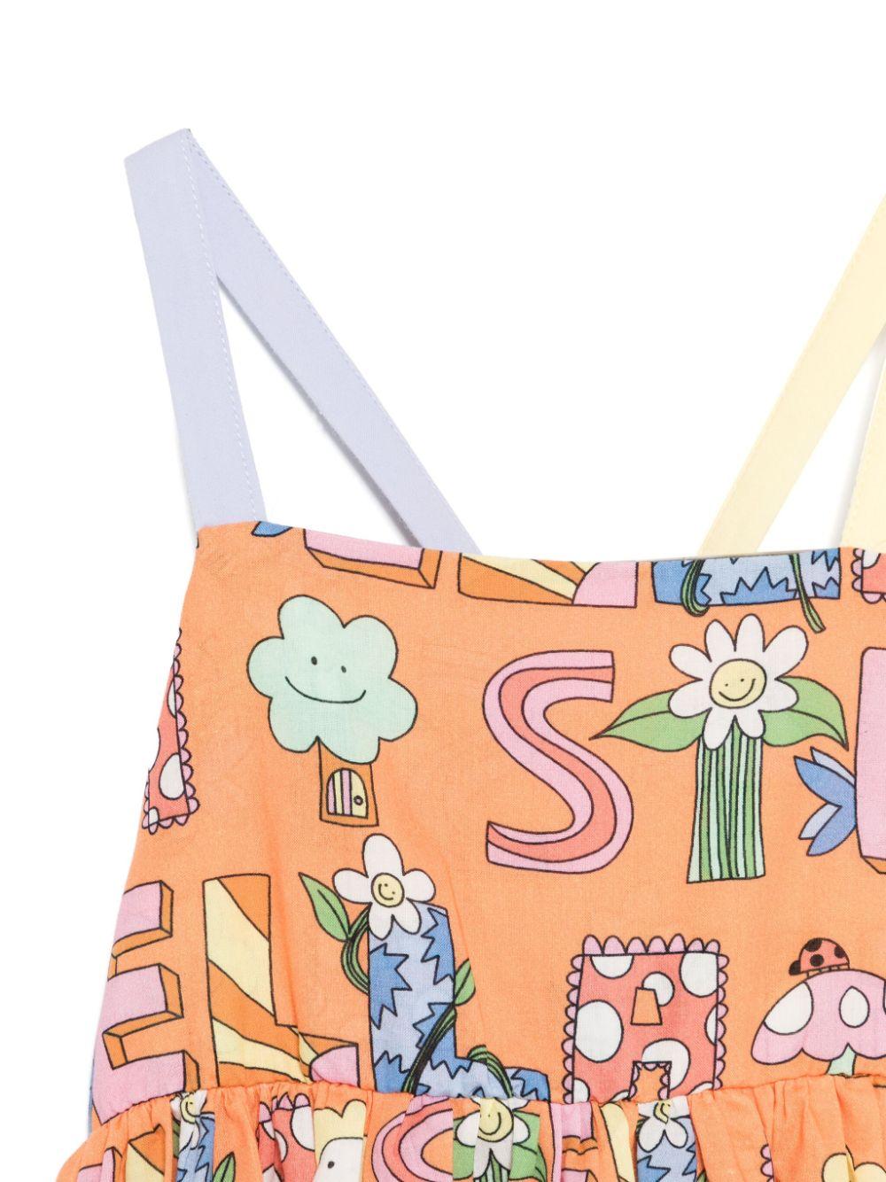 Graphic-print dress TW1A72 Z2566404MC STELLA McCARTNEY KIDS