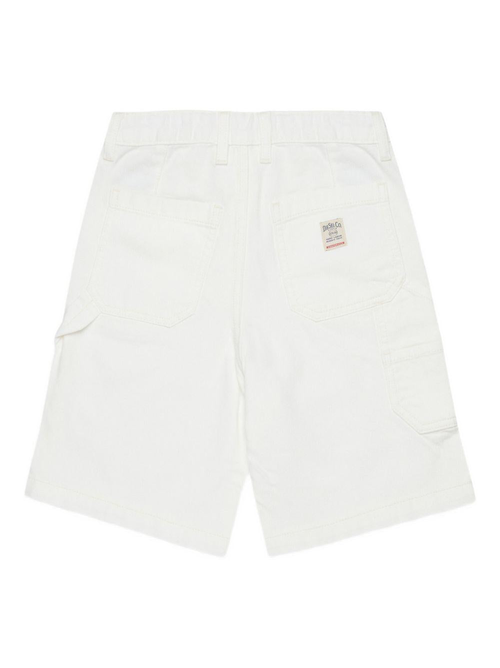 Denim shorts with utility pockets J02535 KXBRZK141 DIESEL KIDS