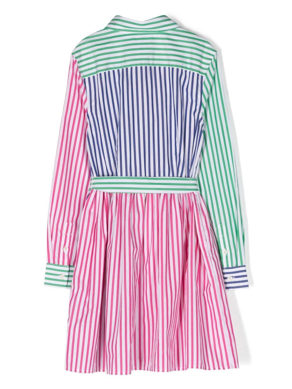 Polo Pony striped shirt dress<BR/><BR/><BR/> 312925706001 MULTI POLO RALPH LAUREN KIDS