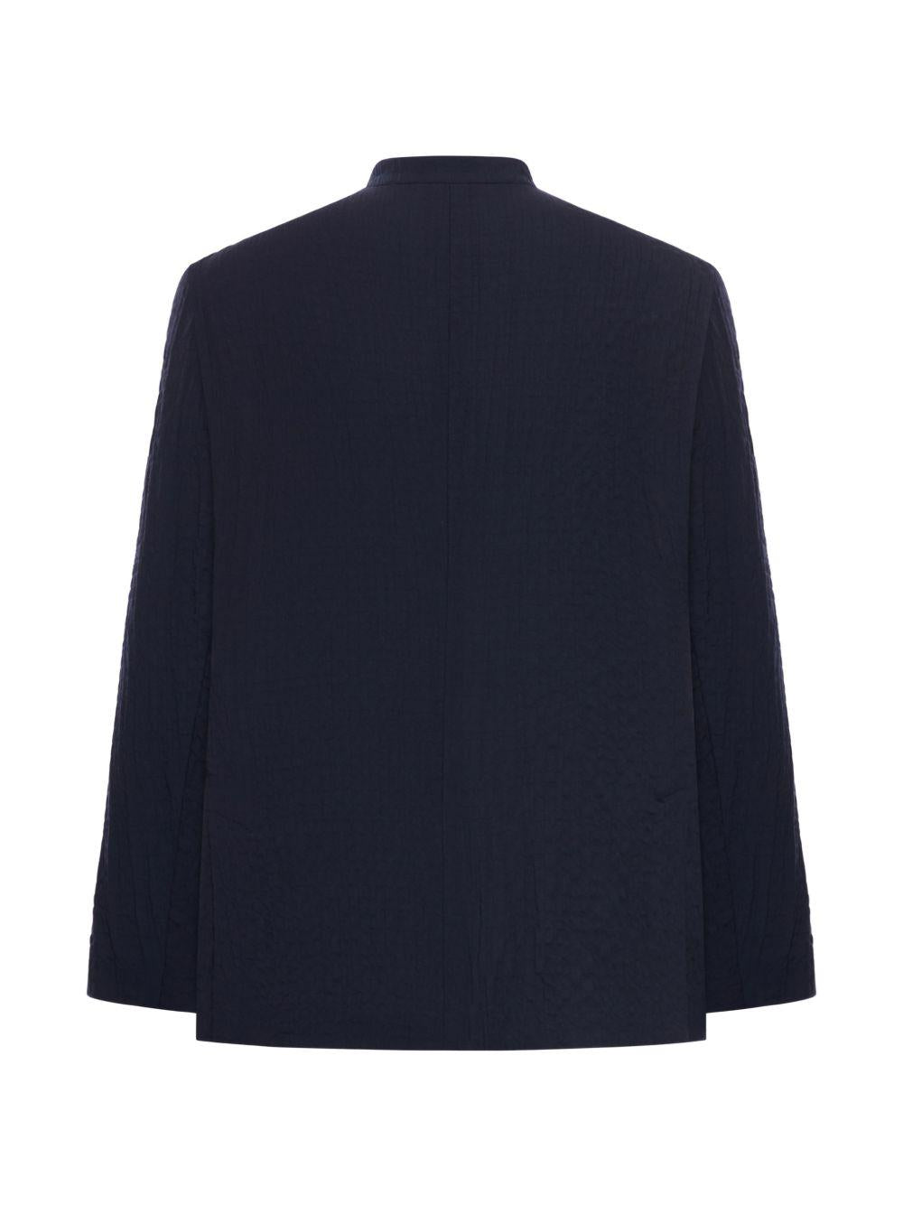 ASV single-breasted jacket in Lyocell and silk froissé GM003064 TE20103UB109 GIORGIO ARMANI