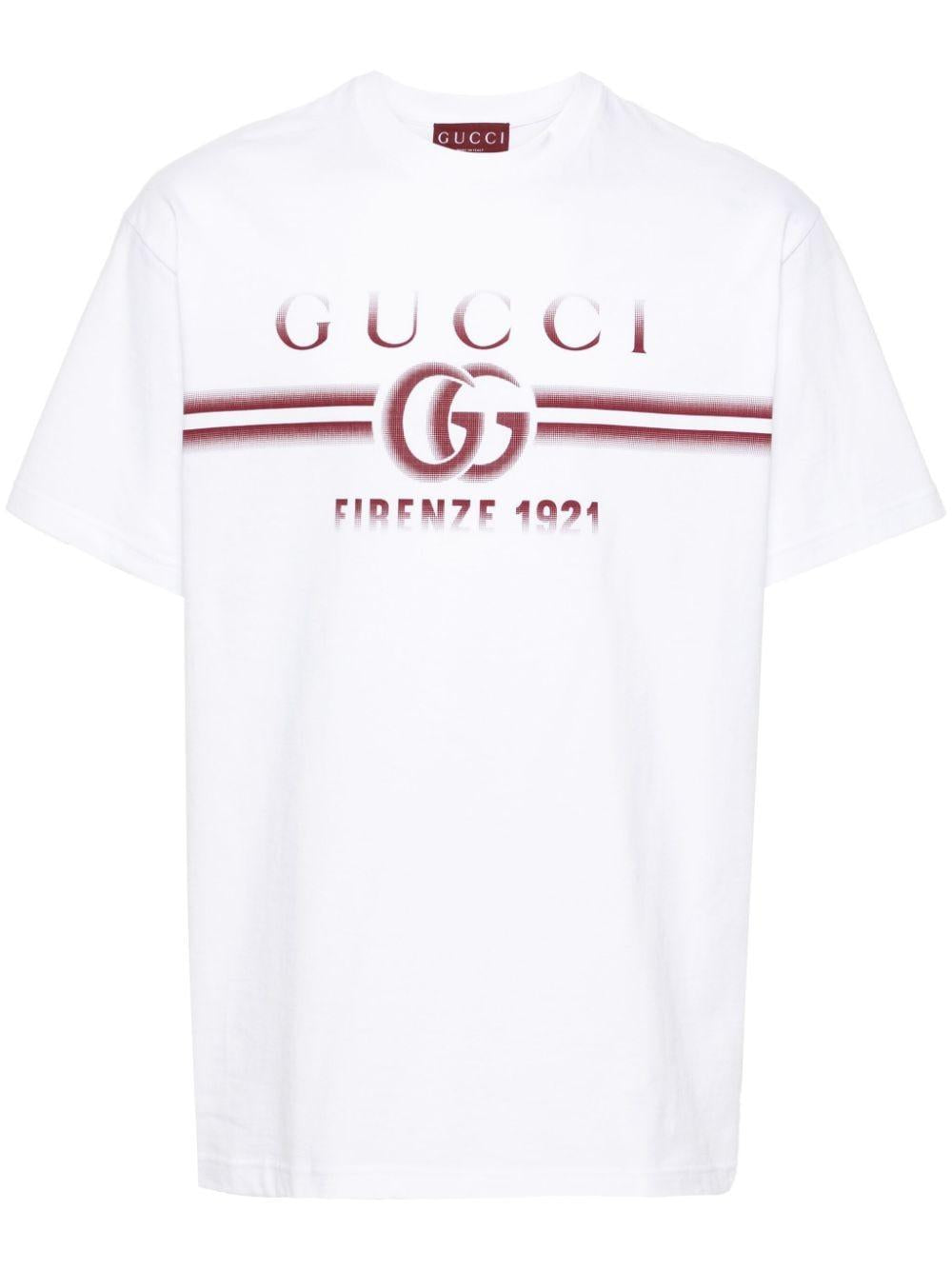 Double G cotton T-shirt<BR/><BR/> 785345 XJGKJ9541 GUCCI