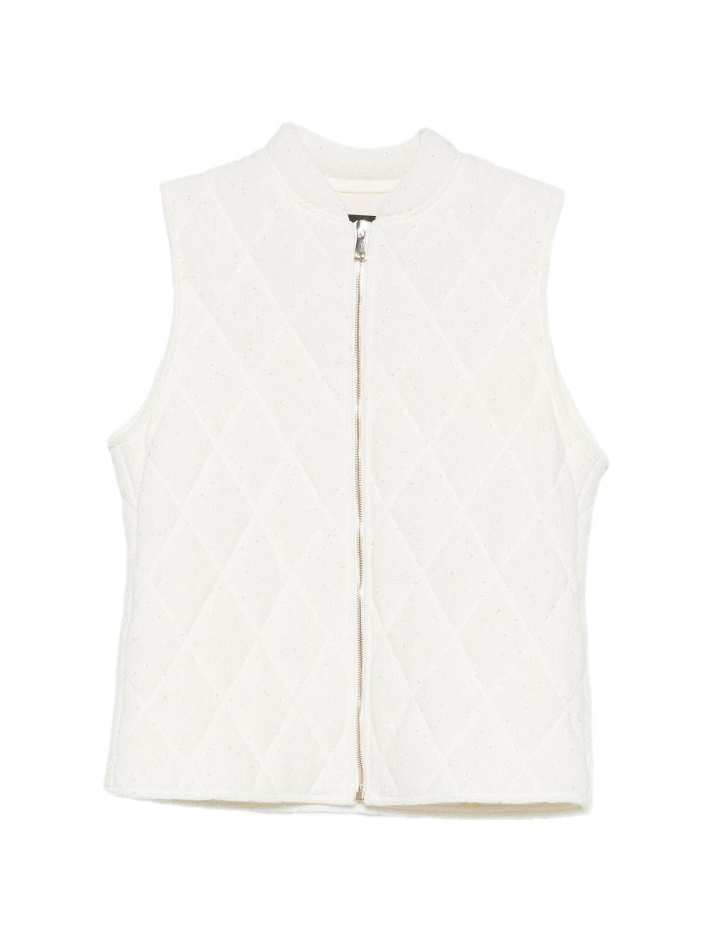 quilted zip vest CTD266F229D273 0142 FABIANA FILIPPI