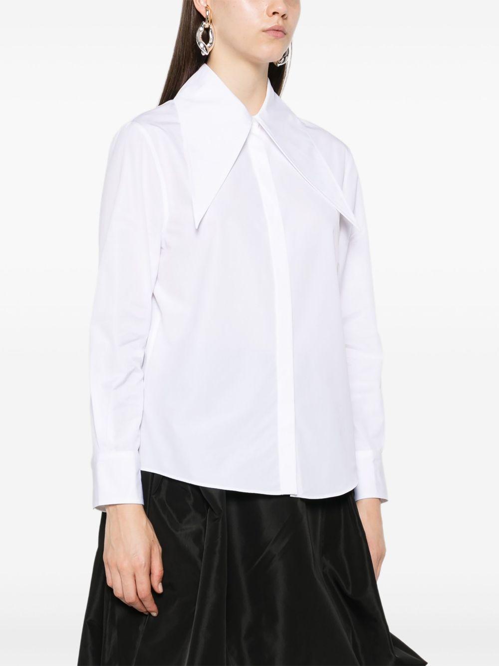 Scarf Collar Shirt 839069 QAABT9000 ALEXANDER MCQUEEN