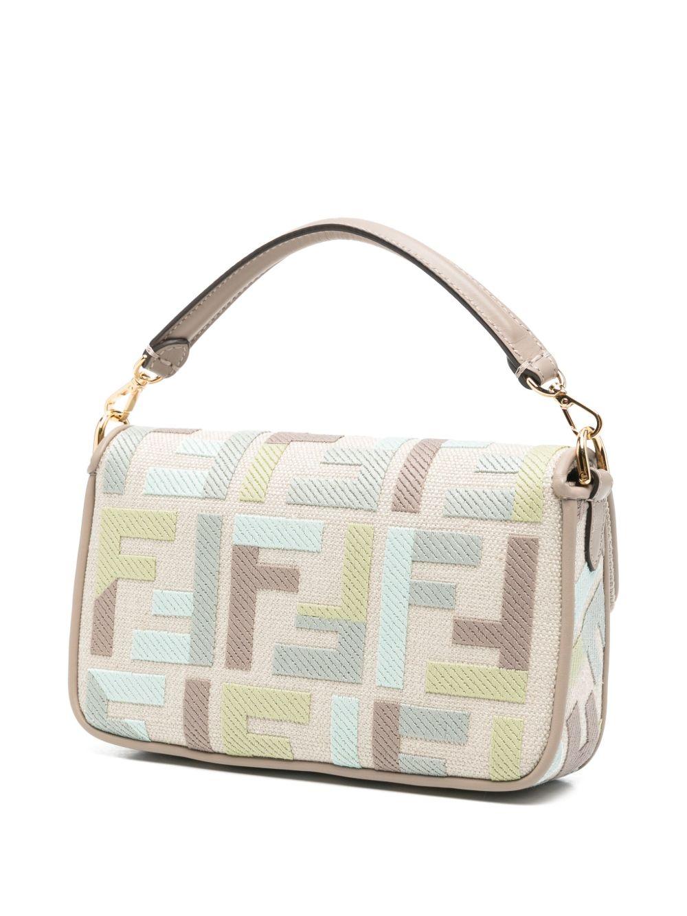 Mini Baguette cross body bag<BR/><BR/> 8BS017 AUPIF1SKI FENDI