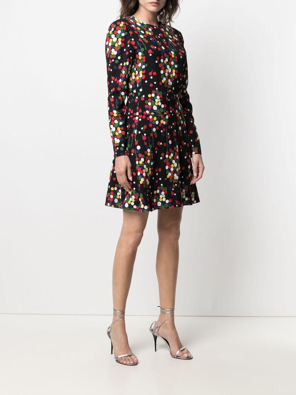 Multicolour silk long-sleeve 667489Y5D23 1872 SAINT LAURENT