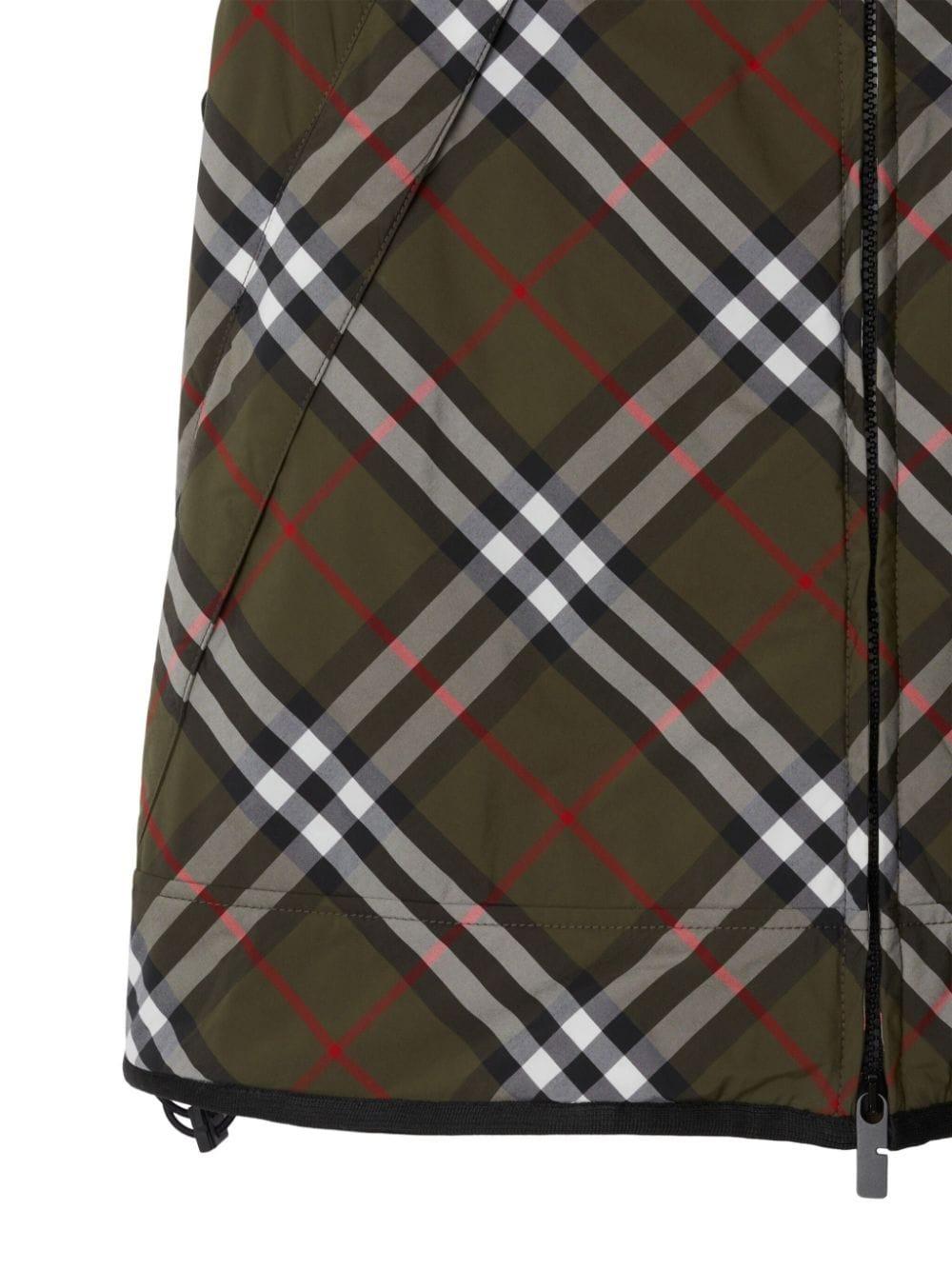 Checked padded gilet<BR/><BR/><BR/> 8101849 C1205 BURBERRY