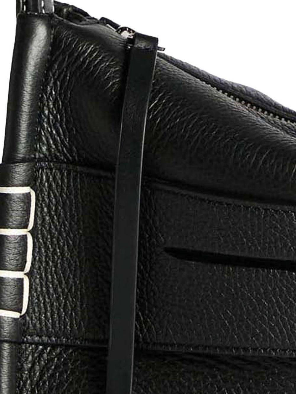 Small messenger loafer bag in chocolate brown leather HB0767 LA0377999 JW ANDERSON