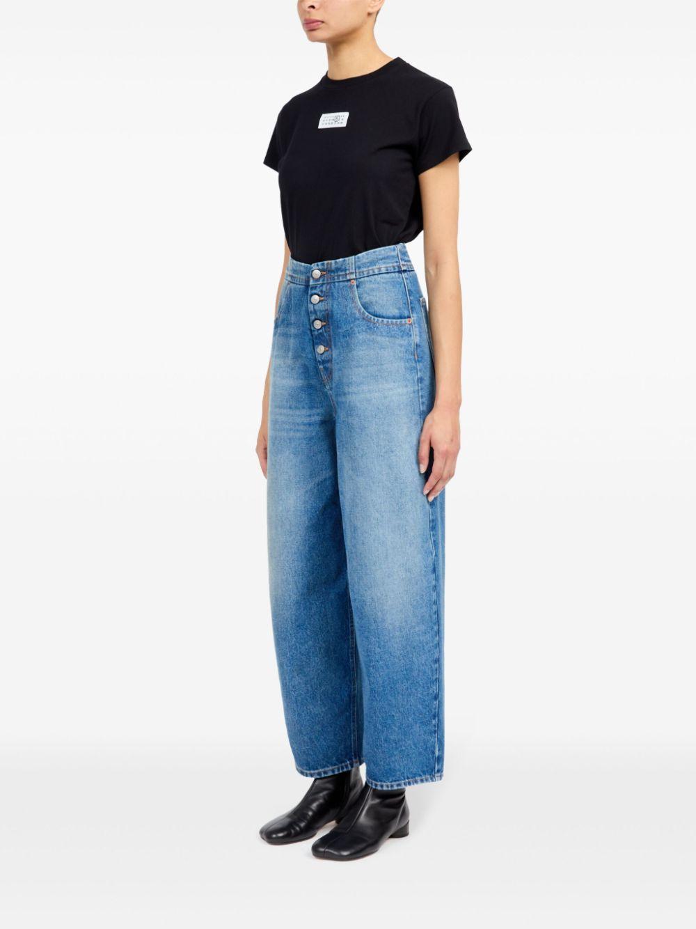 Button-up straight jeans<BR/><BR/><BR/> S52LA0235 M30018965 MM6 Maison Margiela
