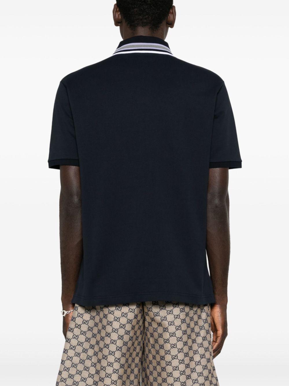 Logo-embroidered polo shirt<BR/><BR/> 788024 XJGJY4215 GUCCI