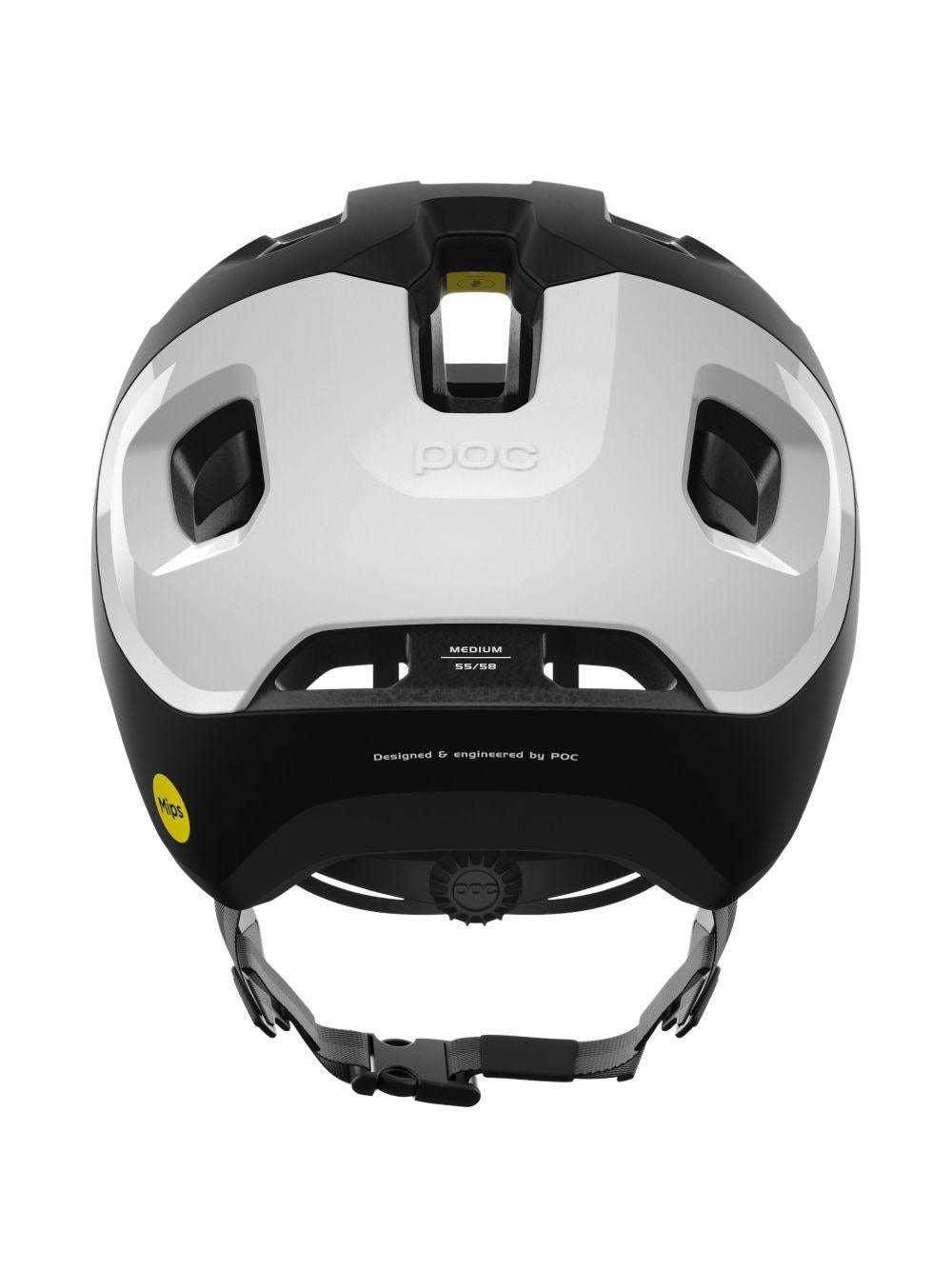 Axion Race MIPS helmet 10743 URANIUM BLACK/HYDROGEN WHITE POC