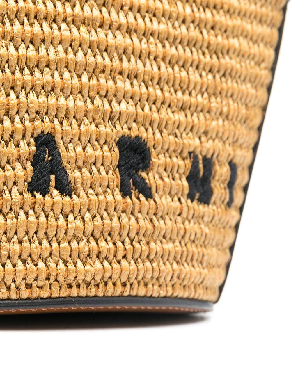 Tropicalia logo-embroidered tote bag<BR/><BR/><BR/> BMMP0067Q0 P386000M50 MARNI